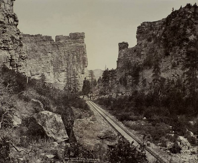 William Henry Jackson, Castle Gate, Utah, c.1883
Vintage albumen print from a mammoth-plate glass negative, 16 7/8 x 20 3/4 in. (42.9 x 52.7 cm)
2033
Sold