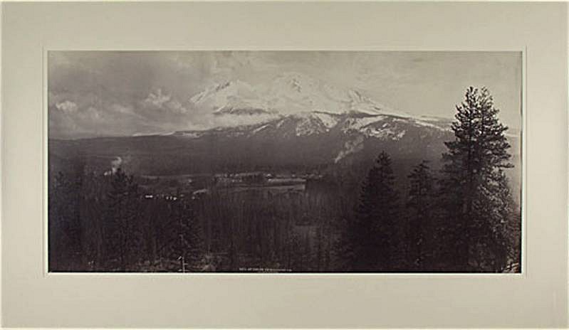 William Henry Jackson, Mount Shasta, c.1888
Vintage albumen print from 3 mammoth-plate glass negatives, 22 x 44 in. (55.9 x 111.8 cm)
2377
Sold