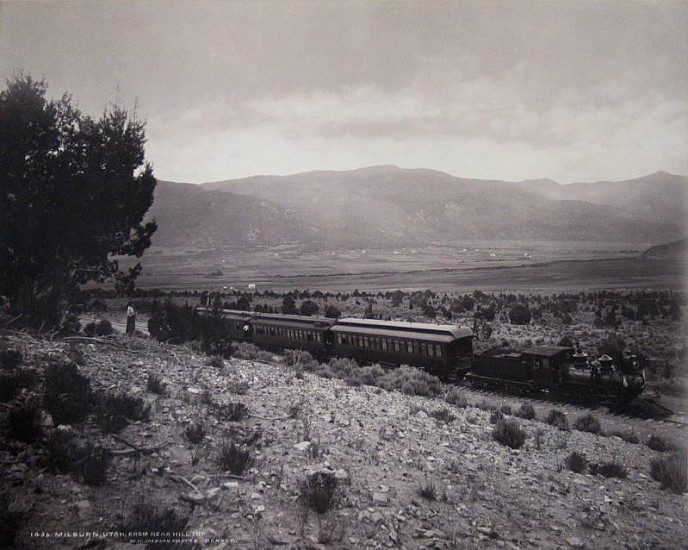 William Henry Jackson, Milburn, Utah from near Hilltop, c.1882
Vintage albumen print from a mammoth-plate glass negative, 17 x 21 in. (43.2 x 53.3 cm)
2376
Sold