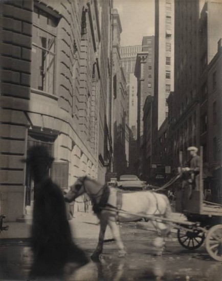 William D. Richardson, Near Wall Street (Beaver and New Streets), late 1920s
Vintage gelatin silver print, 19 15/16 x 15 15/16 in. (50.6 x 40.5 cm)
2487
Sold