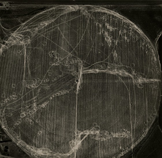 Emmet Gowin, Pivot Agricultural, Washington, 1987
Gelatin silver print; printed 1992, 9 1/2 x 9 3/4 in. (24.1 x 24.8 cm)
4171
Sold