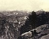 Carleton E. Watkins, The Vernal and Nevada Falls, From Glacier Point, Yosemite
ca. 1865-66, Vintage albumen print from a mammoth-plate glass negative