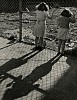 Eliot Elisofon, A wire fence is put up to keep trespassers out, from Playgrounds for Manhattan
1938, Vintage gelatin silver print