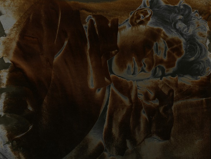 Edmund Teske, Richard Soakup at Indiana Sand Dunes, c. 1960s
Vintage gelatin silver print; duotone solarization from 1940 negative, 8 1/2 x 10 15/16 in. (21.6 x 27.8 cm)
5956
