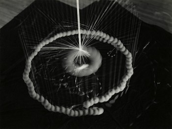 Work: Untitled (Alexander Calder hanging mobile in motion)