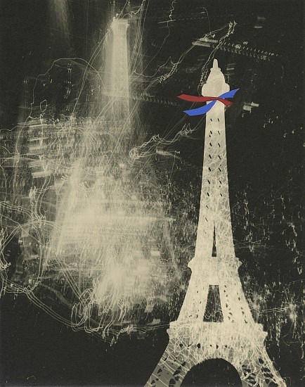 Pierre Jahan, Tour Eiffel en fête, 1946
Vintage gelatin silver print with collage elements, 14 1/4 x 11 1/4 in. (36.2 x 28.6 cm)
in celebration
7911
$7,000