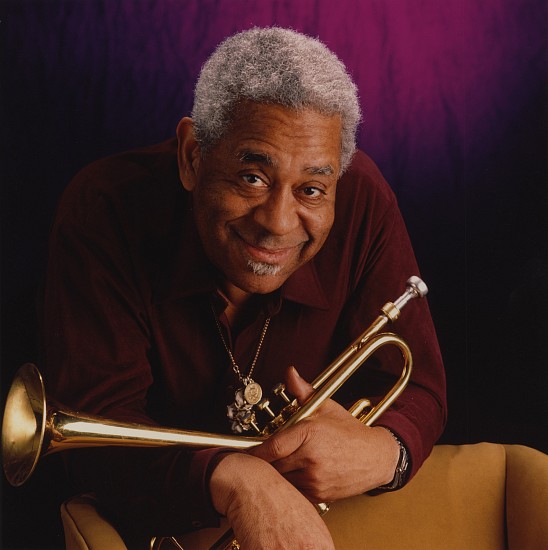 Gene Martin, Dizzy Gillespie, 1990
Chromogenic print, 9 7/8 x 9 7/8 in. (25.1 x 25.1 cm)
This is a charming, late portrait of Dizzy Gillespie (1917-1993), one of the greatest jazz musicians. He was a virtuosic trumpeter and improviser - and bebop pioneer. Signed by the photographer.
7399
Sold