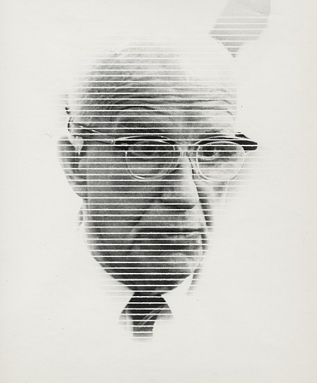 Herbert Matter, Buckminster Fuller, 1970
Early gelatin silver print, 13 x 10 1/4 in. (33 x 26 cm)
7644
$6,500