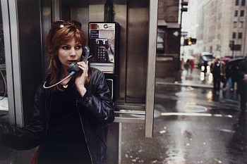 Work: Cady Noland, phone booth, NYC