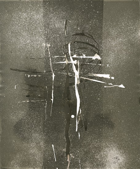 Chargesheimer, Untitled, late 1950s
Vintage gelatin silver chemigram, unique, 23 1/2 x 19 1/2 in. (59.7 x 49.5 cm)
8113
Sold
