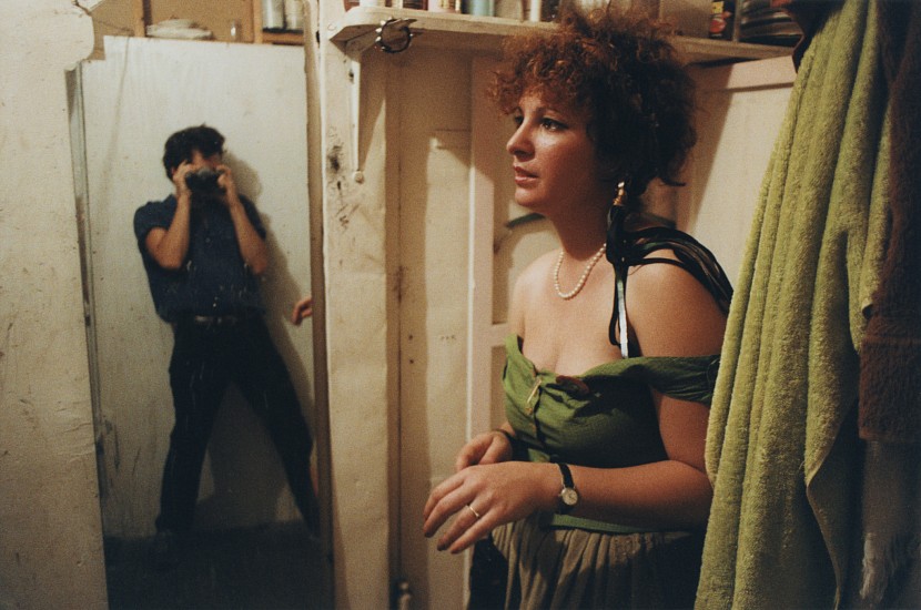 Allen Frame, Nan Goldin and Allen Frame in the reflection, NYC, 1981
Chromogenic print; printed later, 11 x 14 in. (27.9 x 35.6 cm)
Edition of 5
Illustrated: Frame, Allen. Fever. Matte Editions, 2021, p. 57.
8143