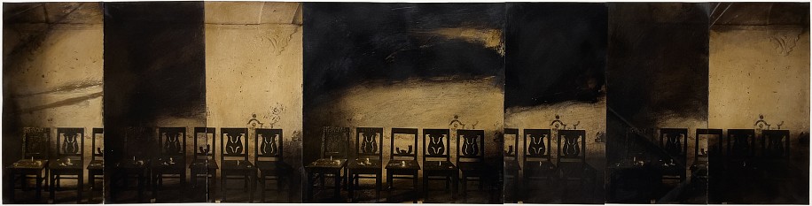 Luis González Palma, Un Lugar Sin Reposo [A Place Without Rest], 1991
Vintage gelatin silver prints with bitumen, 19 1/2 x 77 1/2 in. (49.5 x 196.8 cm)
8615
$12,000