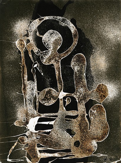 Chargesheimer, Monstra, 1961
Vintage gelatin silver chemigram, 15 1/2 x 11 5/8 in. (39.4 x 29.5 cm)
Initialed and dated in ink recto. Signed, titled and dated in pencil with estate stamp on print verso.
5656
Sold